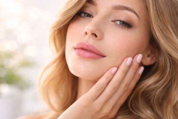 Subtelne, premium ujęcie kobiecej twarzy i ust w naturalnym świetle - estetyczne skojarzenie z kwasem hialuronowym i harmonijnym podejściem do twarzy